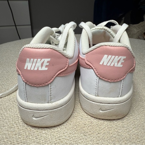Nike Court Royal White and Pink Sneakers Classic Design - Picture 2 of 9